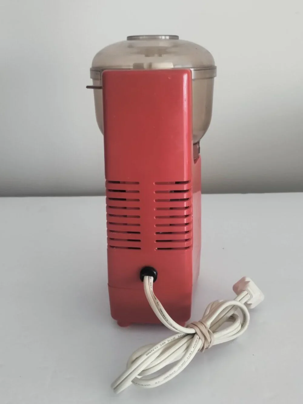Sunbeam Oskar Jr Chopper Plus Mini Grinder Food Processor Red 14137 Tested Works